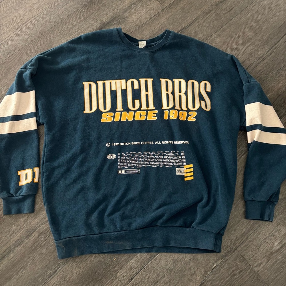 Dutch Bros Since 1992 Crewneck Sweatshirt Employee Exclusive Adult XL